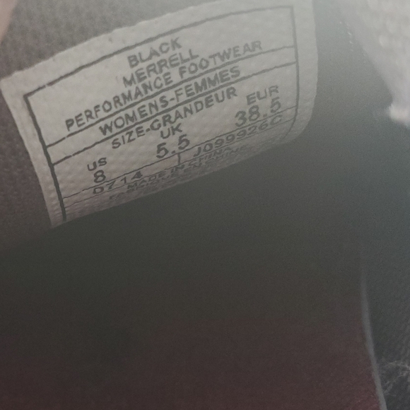 Merrell Brown Suede Leather Slip On Loafers Flats Size 8.5 - Picture 7 of 8